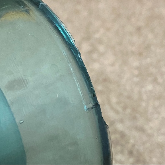 Vintage HC & Co Aqua Green Beehive Glass Insulator Marked “H” - Picture 9 of 12
